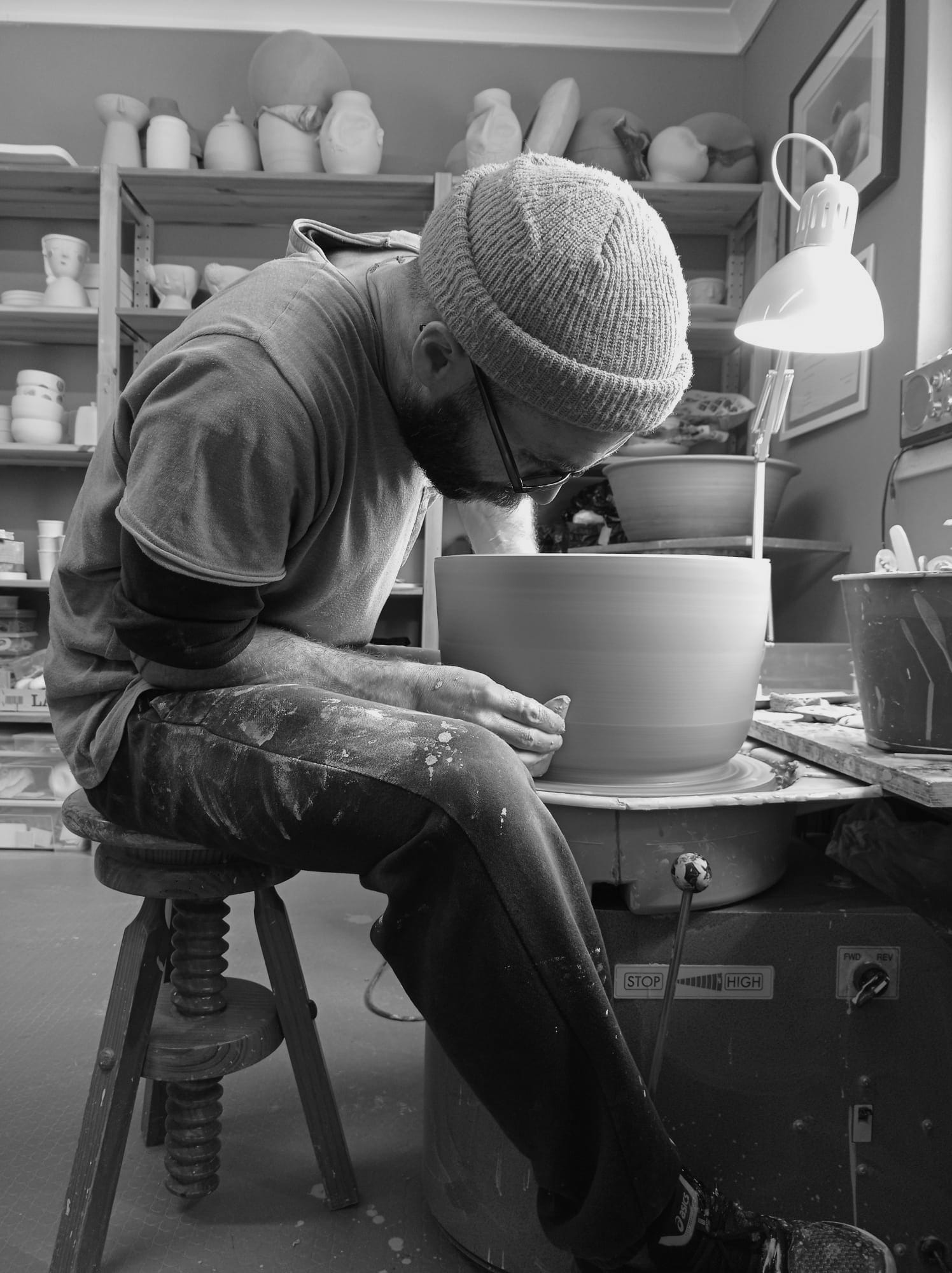 Workshop de olaria no espaço23 na Nazaré